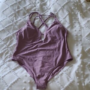 Purple One-Piece Swimsuit